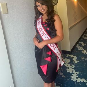 White House Black Market strapless dress